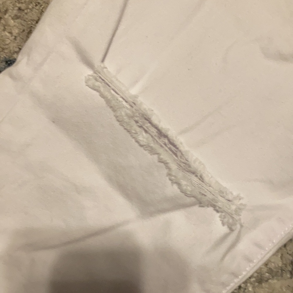 KanCan White Distressed Denim Jeans Size W11 29 - Picture 4 of 6
